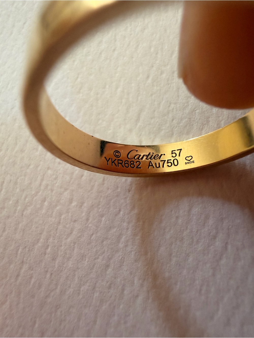 Cartier Yellow Gold Love Ring Small Model - Picture 7 of 10